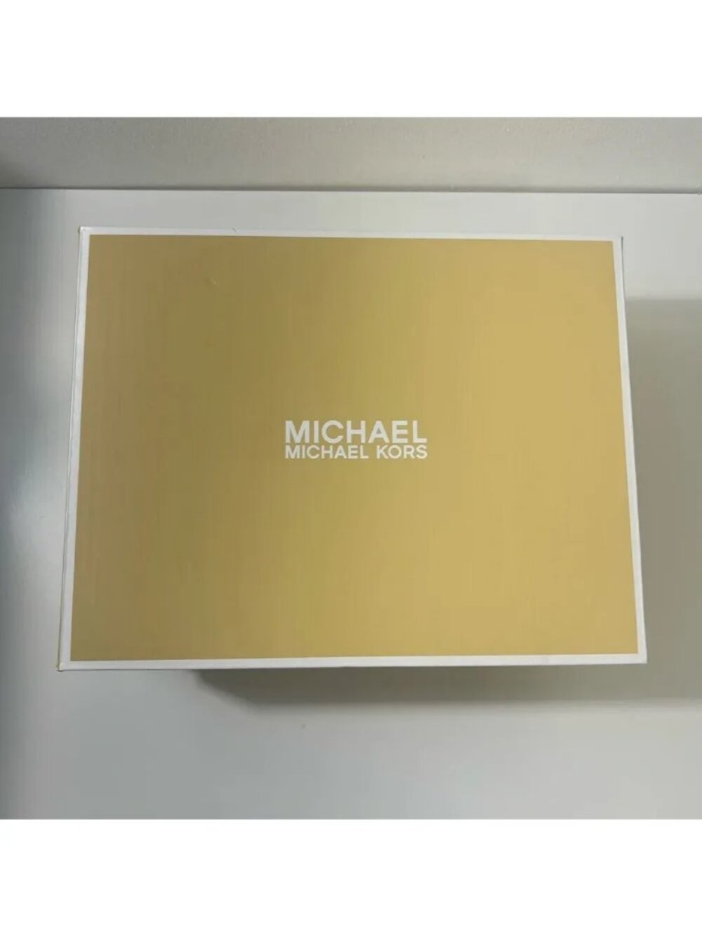 Michael Kors Tatum Cross Strap Reptile Embossed Shimmering Leather Cone Heels - Picture 8 of 8